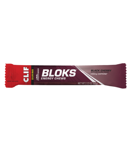 Clif Shot Bloks - Black Cherry 60g w/50mg Caffeine