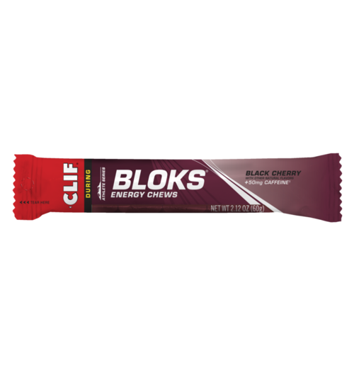 Clif Shot Bloks - Black Cherry 60g w/50mg Caffeine