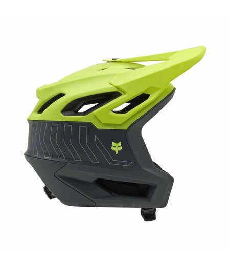 FOX Racing Apparel Dropframe Pro MTB Helmet Runn Flo Yellow