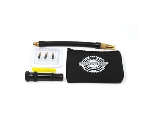 Tubeless Repair Kit - Air Road - Black W/ Pouch & Hose - Road Specific Smaller Plugs