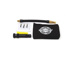 Tubeless Repair Kit - Air MTB - Black W/ Pouch & Hose - MTB Specific Plugs
