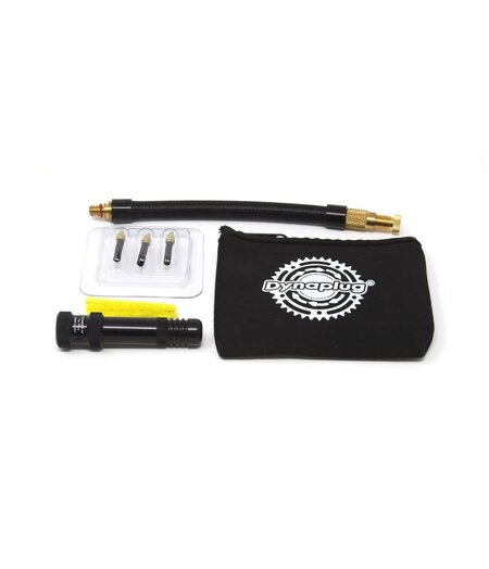 DynaPlug Tubeless Repair Kit - Air MTB - Black W/ Pouch & Hose - MTB Specific Plugs