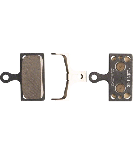 Shimano BR-M8000 G04S-MX Disc Brake Pads and Springs - Metal Compound, Stainless Steel Back Plate, One Pair