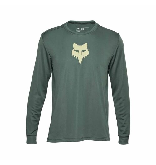 FOX Racing Apparel Youth Ranger Long  Sleeve Jersey Green Size SMALL