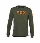 FOX Racing Apparel Youth Ranger Drirelease Aviation Long Sleeve Jersey Dark Sage Green
