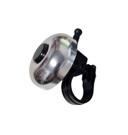 Bicycle Bell Basic Silver 22.2 mm clamp