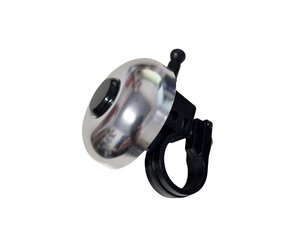 Bicycle Bell Basic Silver 22.2 mm clamp