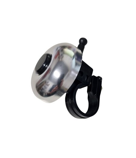 Bicycle Bell Basic Silver 22.2 mm clamp