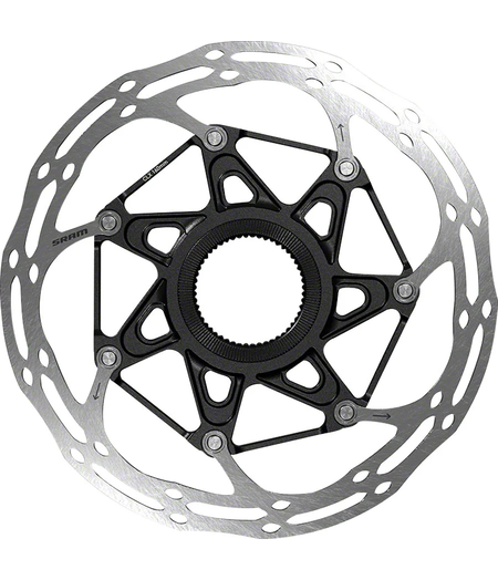 SRAM Disc Brake Rotor CenterLine X, 2 Piece Center Lock, Rounded, Black