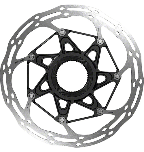 SRAM Disc Brake Rotor CenterLine X, 2 Piece Center Lock, Rounded, Black