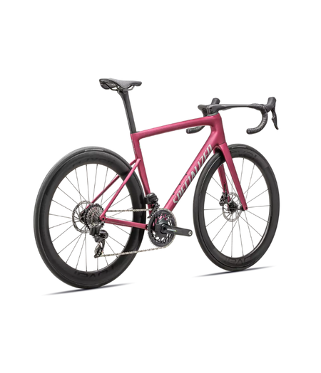 Specialized Tarmac SL8 Pro - SRAM Force AXS - Satin Pink Tint Over Silver Dust / Silver Dust