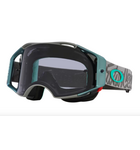 Oakley Airbrake MTB Goggle Troy Lee Designs Tactical Green w/ Light Grey Lens