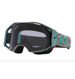 Oakley Airbrake MTB Goggle Troy Lee Designs Tactical Green w/ Light Grey Lens