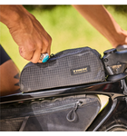 Trek Adventure Top Tube Bag Black/Light Grey (0.8 Litre)