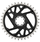 SRAM XX Eagle T-Type Direct Mount Chainring, 12-Speed, 8-Bolt Direct Mount, 3mm Offset, Aluminum, Black, D1