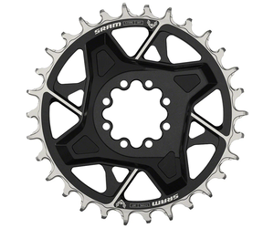 X0 Eagle T-Type Direct Mount Chainring, 12-Speed, 8-Bolt Direct Mount, 3mm Offset, Aluminum, Black, D1
