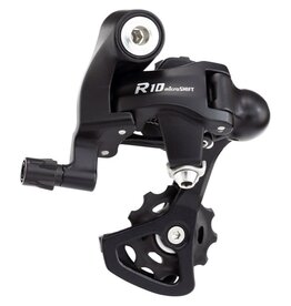 MicroSHIFT Rear Derailleur - R10 RD-R47S - 2x10 Speed - Short Cage - 11-28T (Shimano Road) BLACK