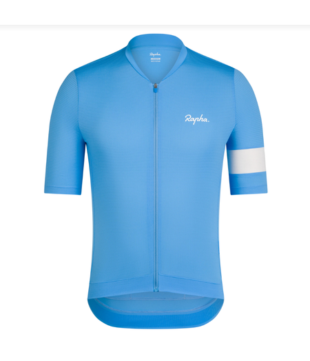Rapha Men's Core Lightweight Jersey All Aboard / White Alyssum