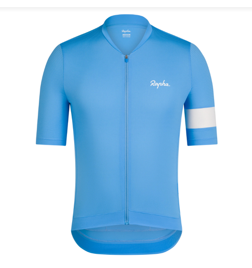 Rapha Men's Core Lightweight Jersey All Aboard / White Alyssum