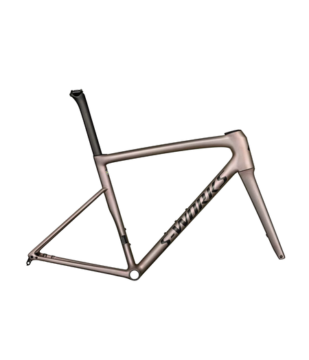 Specialized S-Works Tarmac SL8 Frameset - Gloss Viavi Red Gold Over Silver / Satin Metallic Obsidian
