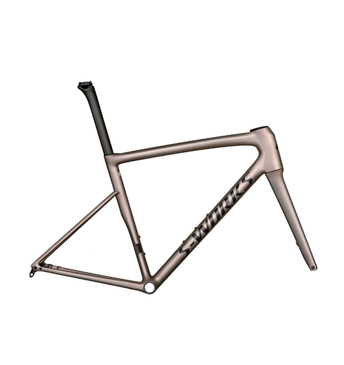 Specialized S-Works Tarmac SL8 Frameset - Gloss Viavi Red Gold Over Silver / Satin Metallic Obsidian