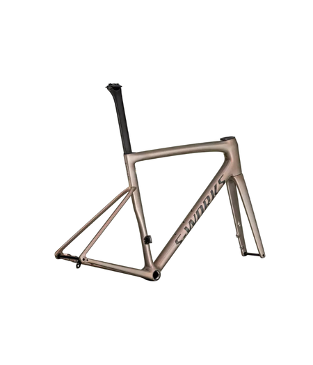 Specialized S-Works Tarmac SL8 Frameset - Gloss Viavi Red Gold Over Silver / Satin Metallic Obsidian
