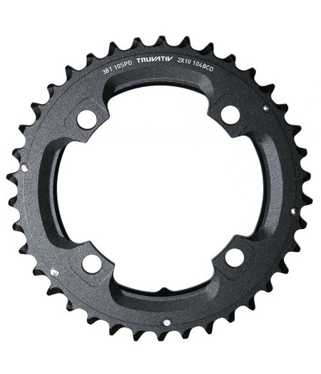 SRAM Truvativ X0 and X9 36T 104mm BCD 10-Speed GXP Chainring with Over shift Pin