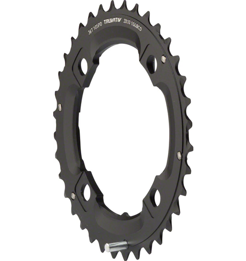SRAM Truvativ X0 and X9 36T 104mm BCD 10-Speed GXP Chainring with Over shift Pin