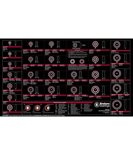 Enduro Bearing 33 x 44 x 6mm 36/45 degree - ACB 3645 3344 1-1/8" Stainless Steel Angular Headset