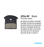 Shimano BR-M9000 Resin Pad & Spring J05A-RF w/fin * Replaces Y2R298020*