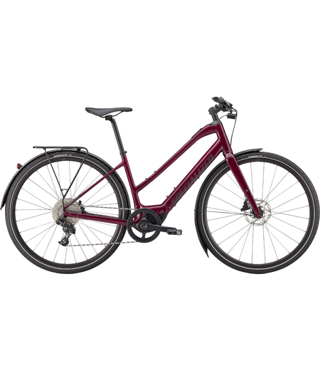 Specialized Turbo Vado SL 4.0 Step-Through EQ Raspberry / Black Reflective, size XL only