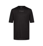 FOX Racing Apparel Mens Ranger Short Sleeve Jersey Wordmark Black