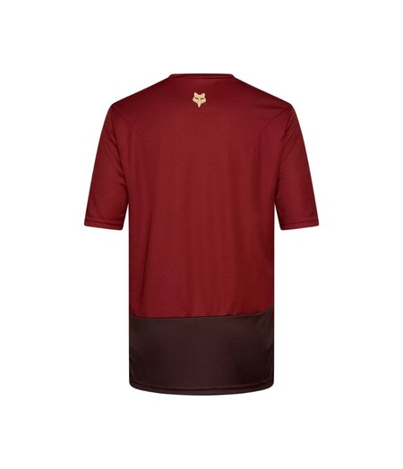FOX Racing Apparel Mens Ranger Short Sleeve Jersey Wordmark Rust