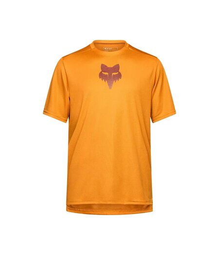 FOX Racing Apparel Mens Ranger Short Sleeve Jersey Fox Head Carmel