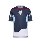 FOX Racing Apparel Mens Flexair Short Sleeve Jersey Elevated Midnight Blue