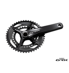 Shimano GRX FC-RX810-2 Crankset - 172.5mm, 11-Speed, 48/31t, 110/80 BCD, Hollowtech II Spindle Interface, Black