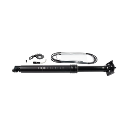 TranzX Seatpost Tranz-X, 30.9mm Dropper-Post, 120mm Travel, Internal Routing, 400mm Total Length, 0mm Offset, w/ Remote & Cable Kit