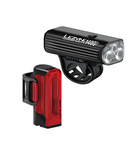 Lezyne Macro Drive 1400+ /  Strip Drive PRO 400+ Pair