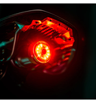 Lezyne Saddle Ai Alert 250+ Lumens Rear Light - Bike Light w/ Smart Brake-Sensing Tech