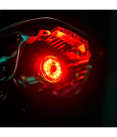 Lezyne Saddle Ai Alert 250+ Lumens Rear Light - Bike Light w/ Smart Brake-Sensing Tech