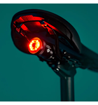 Lezyne Saddle Ai Alert 250+ Lumens Rear Light - Bike Light w/ Smart Brake-Sensing Tech