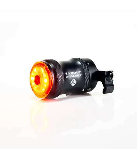 Lezyne Saddle Ai Alert 250+ Lumens Rear Light - Bike Light w/ Smart Brake-Sensing Tech