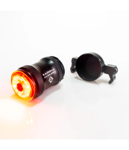 Lezyne Saddle Ai Alert 250+ Lumens Rear Light - Bike Light w/ Smart Brake-Sensing Tech