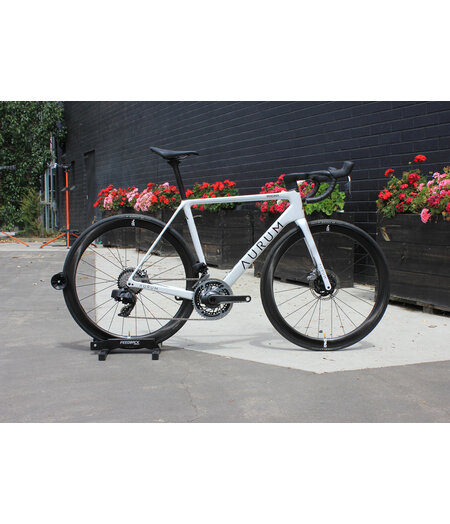 Aurum Bikes Magma Custom Build w/ SRAM Red AXS D1 - Arctic White , Size 54cm