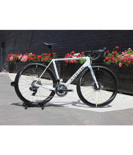 Aurum Bikes Magma Custom Build w/ SRAM Red AXS D1 - Arctic White , Size 54cm