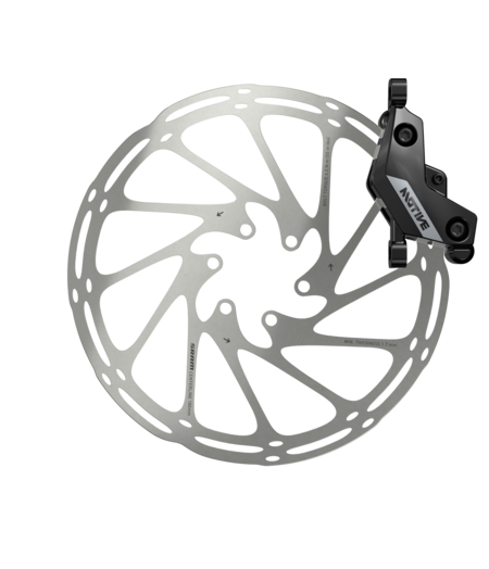 SRAM Disc Brake Motive Silver - Black Ano Alloy Lever