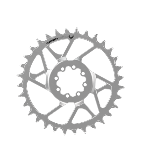 SRAM Chain Ring T-Type Eagle 90 Steel Direct Mount 3mm Offset Silver