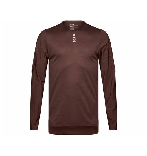 FOX Racing Apparel Mens Flexair Pro Long Sleeve Jersey Cocoa