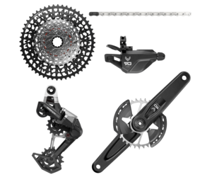 Eagle 90 DUB Mechanical T-Type Groupset 170mm (Rear Der, Trigger Shifter w/Clamp, Crankset DUB MTB Wide Crank DM 32T)