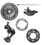 SRAM Eagle 90 Mechanical T-Type eMTB Groupset BCD (Rear Der, Single Click Trigger Shifter w/Clamp, 104 BCD 34T Chainring w/Guard, NO Cranks)